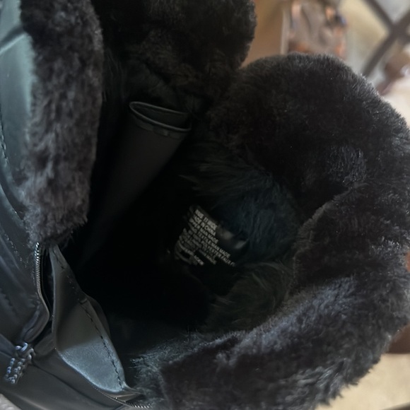 totes Women's  Jennifer Waterproof Snow Boots black Wide Width size 11W - Picture 11 of 17